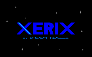 Title screen of Xerix