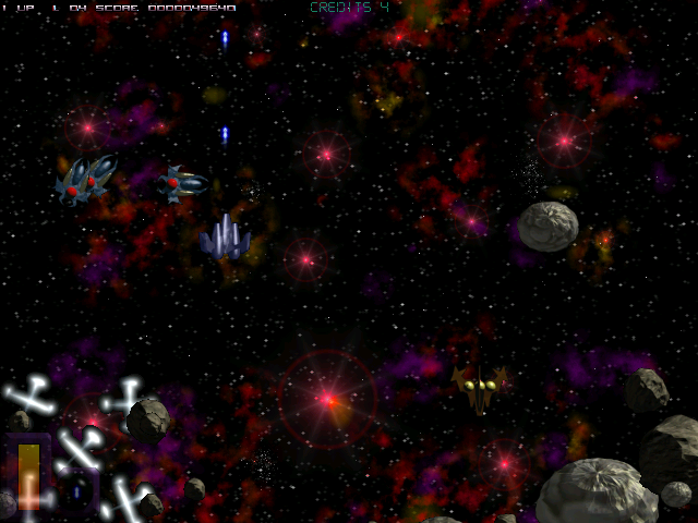 Gameplay of 3D Space Fighter