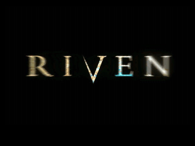 Title screen of Riven: The Sequel to MYST