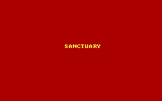 Title screen of Sanctuary