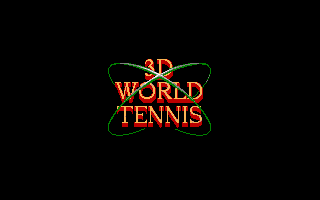 Title screen of I Play: 3D Tennis
