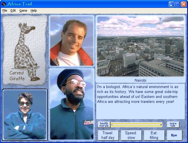 Gameplay of The Africa Trail