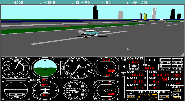 Gameplay of Microsoft Flight Simulator (v4.0)