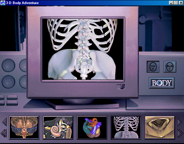 Gameplay of 3-D Body Adventure