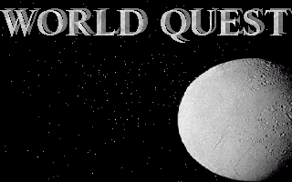 Title screen of World Quest