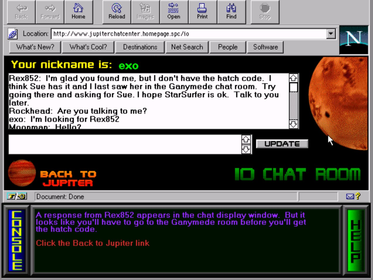 Gameplay of Mission to Planet X