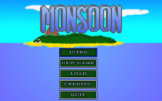 Title screen of Monsoon