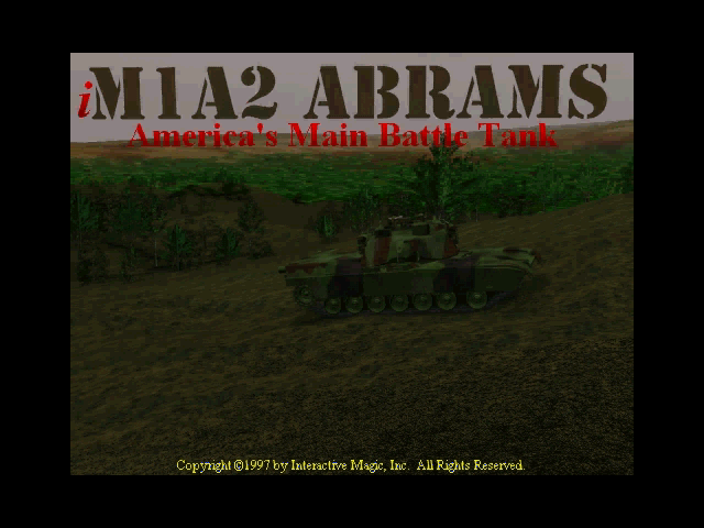 Title screen of iM1A2 Abrams