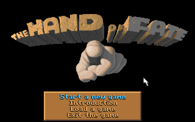 Title screen of The Legend of Kyrandia: Book Two - The Hand of Fate