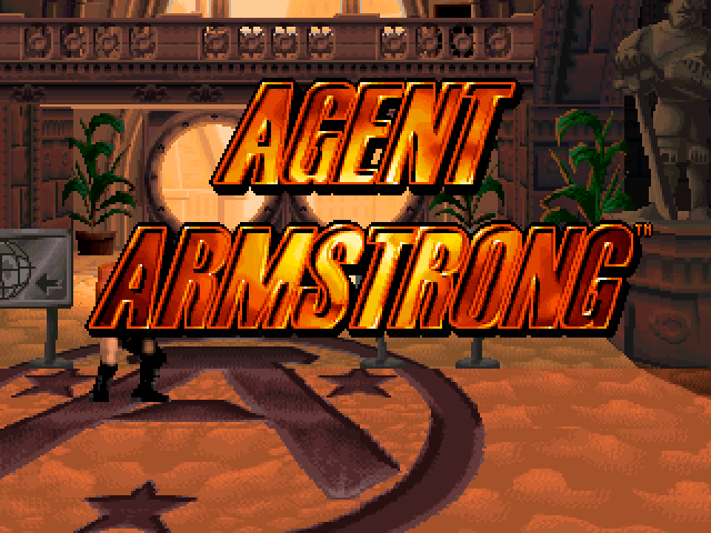 Title screen of Agent Armstrong