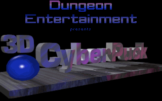 Title screen of 3D CyberPuck