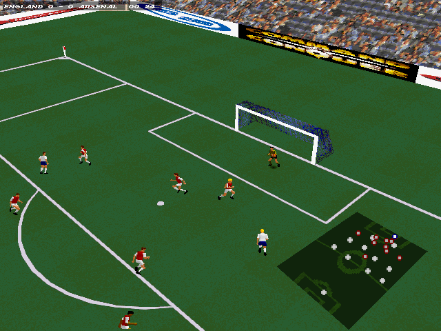 Gameplay of 4-4-2 Soccer