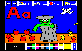 Gameplay of Sesame Street Crayon: Letters For You