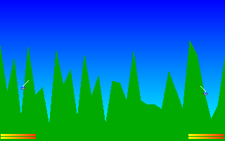 Title screen of Explosion tanX
