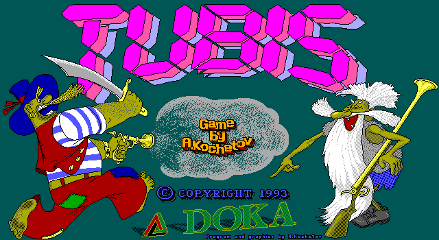 Title screen of Tubis