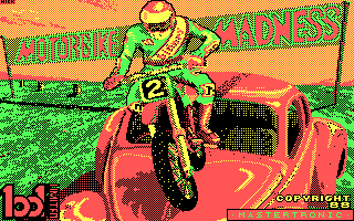 Title screen of Motorbike Madness