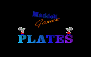 Title screen of Plates
