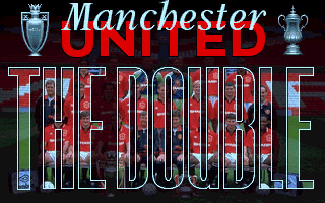 Title screen of Manchester United: The Double