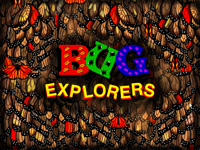 Title screen of Bug Explorers