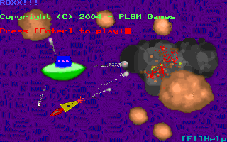 Title screen of Roxx!!!