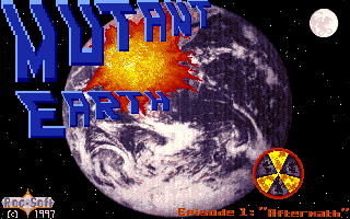 Title screen of Mutant Earth