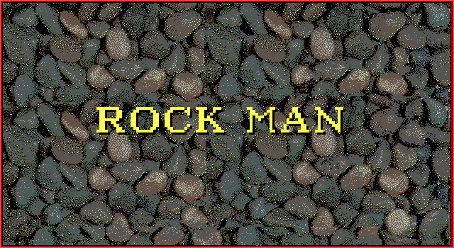 Title screen of Rock Man