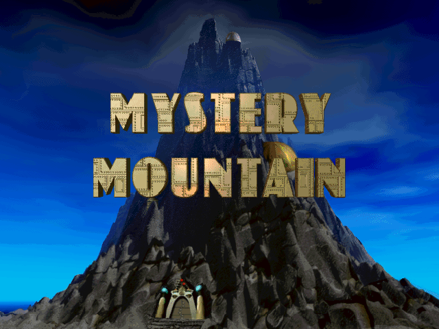 Title screen of JumpStart Adventures 3rd Grade: Mystery Mountain