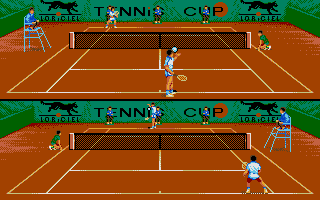 Gameplay of Tennis Cup