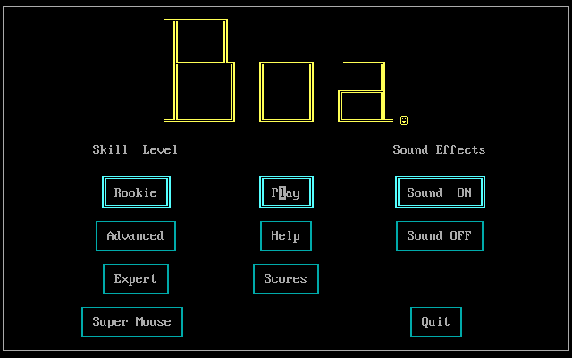 Title screen of Boa