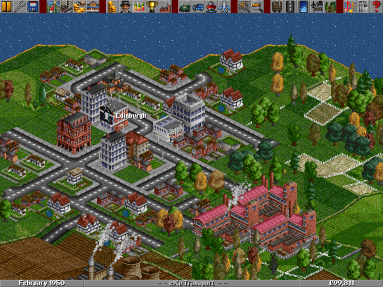 Gameplay of Transport Tycoon Deluxe