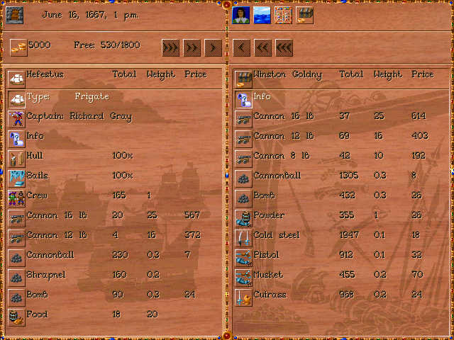 Gameplay of Sea Legends