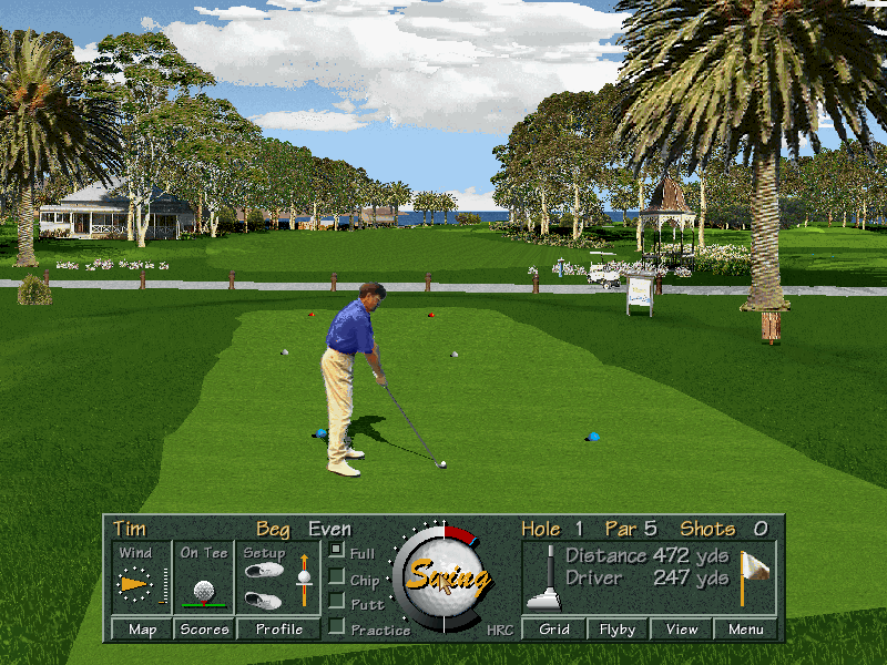 Gameplay of Golf Pro 2000 Downunder