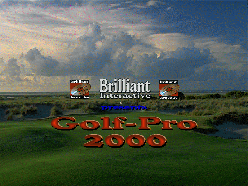 Title screen of Golf Pro 2000 Downunder