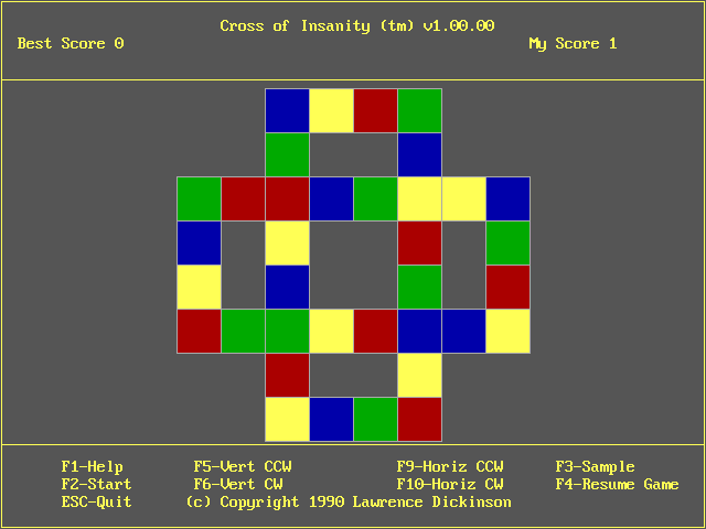Gameplay of Cross of Insanity