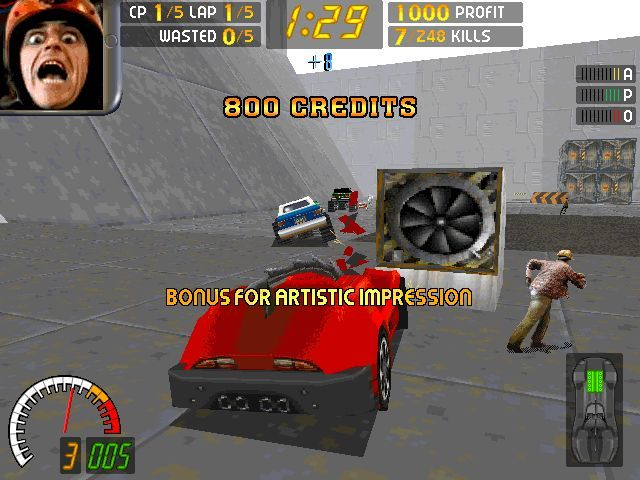 Gameplay of Carmageddon: Max Pack