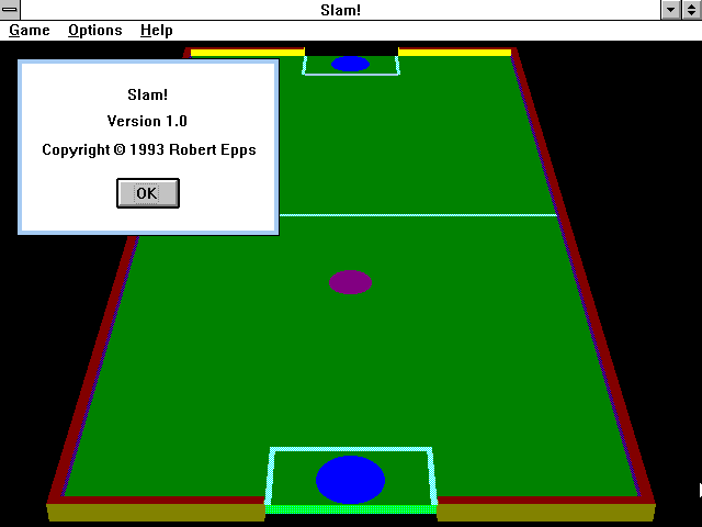 Title screen of Slam!