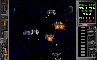 Gameplay of Galactix (1992)