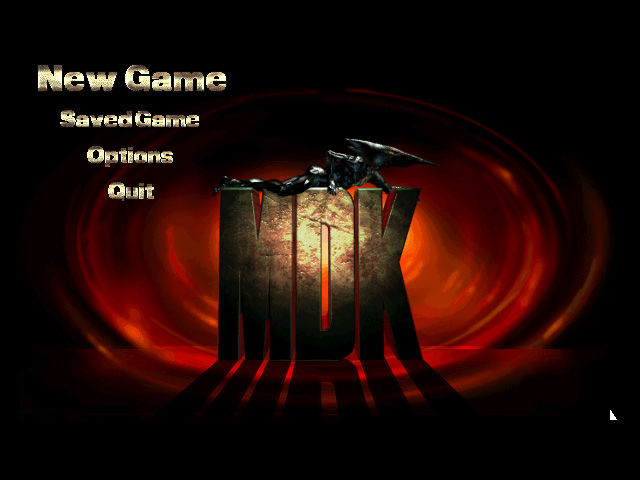 Title screen of MDK