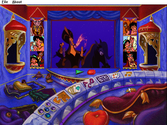 Gameplay of Disney's Aladdin Activity Center