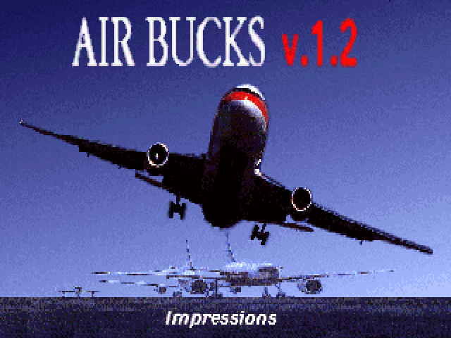 Title screen of Air Bucks