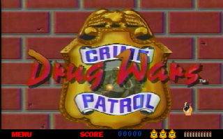 Title screen of Drug Wars (REEL Magic)