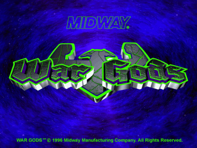 Title screen of War Gods