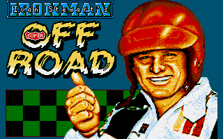 Title screen of Ivan 'Ironman' Stewart's Super Off Road