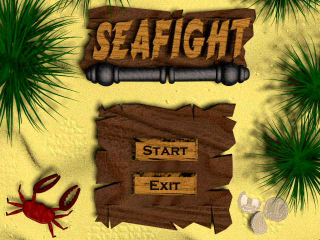Title screen of Seafight