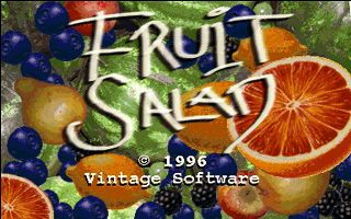 Title screen of Fruit Salad