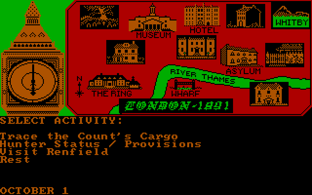 Gameplay of Dracula in London