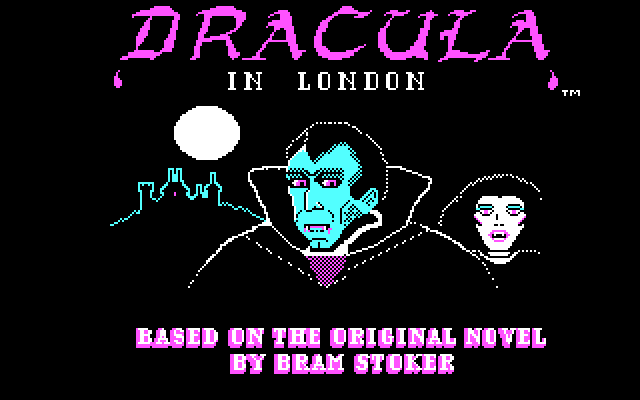 Title screen of Dracula in London