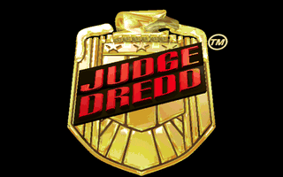 Title screen of Judge Dredd