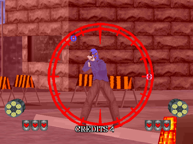 Gameplay of Virtua Cop 2