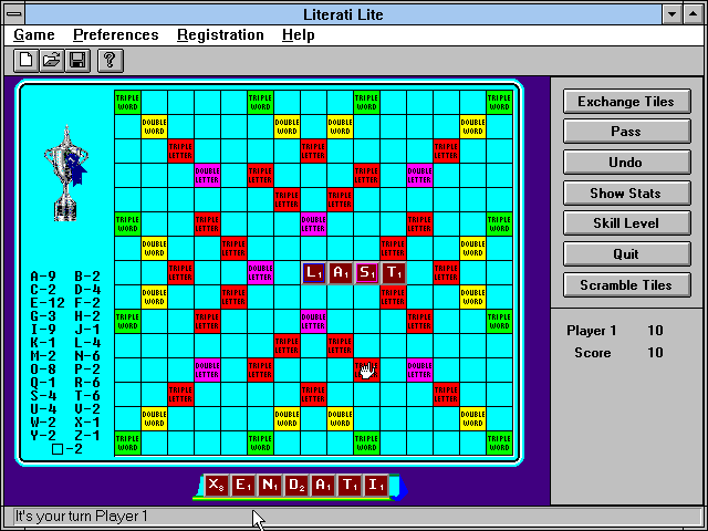 Gameplay of Literati